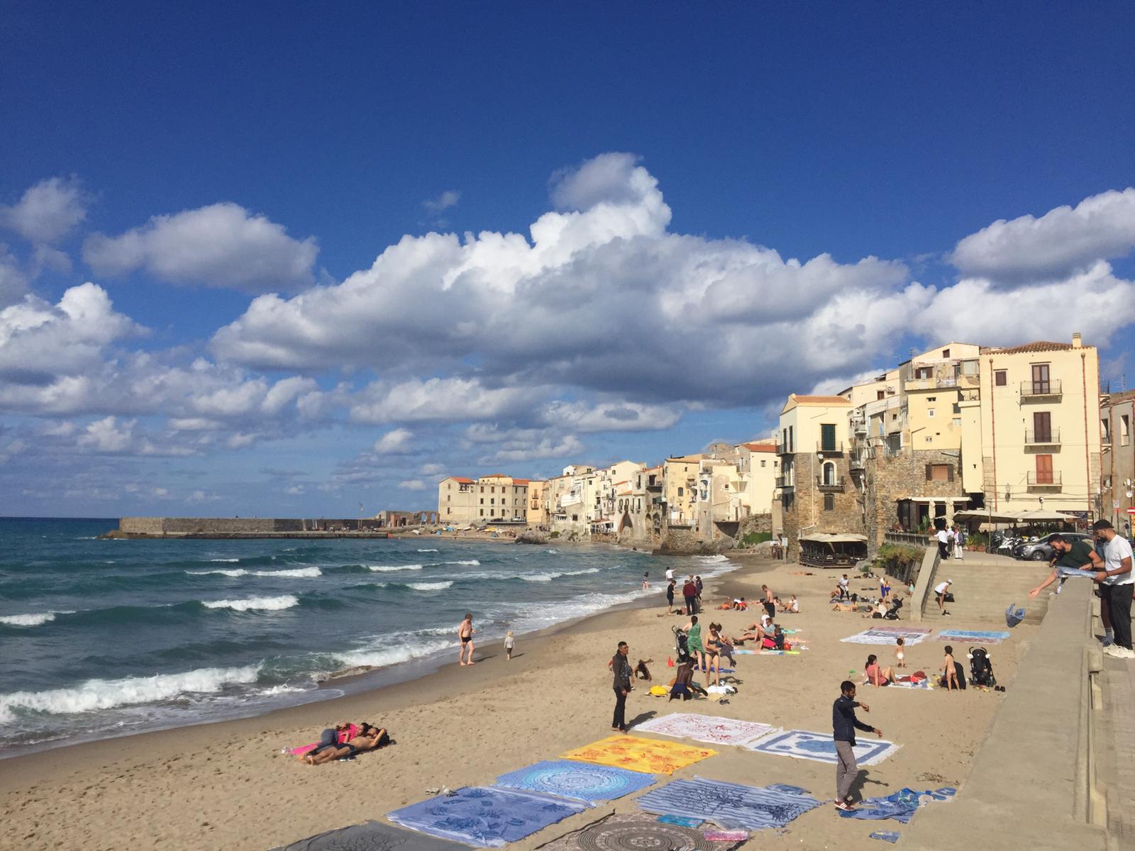 Cefalu beach